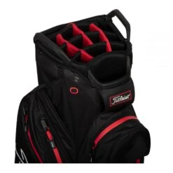 Titleist StaDry 14 Golf Cart Bag TB21CT7 9 Titleist StaDry 14 Golf Cart Bag TB21CT7 -Golf Clothing Store 2021 cart 14 stadry black black red 06 131