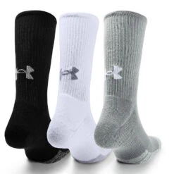 Under Armour HeatGear Crew 3-Pack Golf Socks 1346751 -Golf Clothing Store Armour HeatGear Crew Pack Golf Socks 5