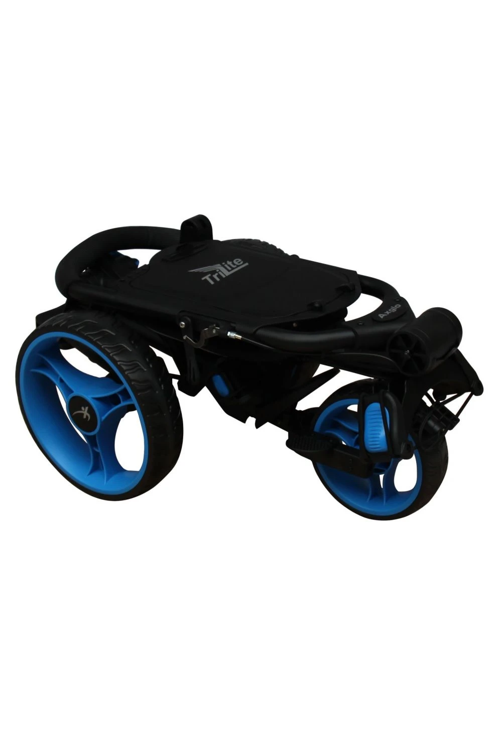 Axglo TriLite 3 Wheel Golf Trolley | Black/Blue 5 Axglo TriLite 3 Wheel Golf Trolley | Black/Blue - Image 3