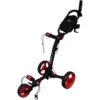 Axglo TriLite 3 Wheel Golf Trolley | Black/Red -Golf Clothing Store Axglo TriLite Wheel Golf Trolley Black Red 102