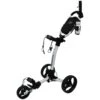 Axglo TriLite 3 Wheel Golf Trolley | White/Black -Golf Clothing Store Axglo TriLite Wheel Golf Trolley White Black 1