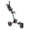 Axglo Tri-360 V2 Golf Trolley | Black/Red