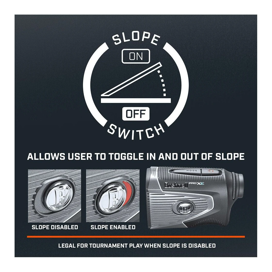 Bushnell Pro XE Golf Laser Rangefinder 9 Bushnell Pro XE Golf Laser Rangefinder - Image 7