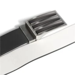 Adidas Reversible 3 Stripe Tour Golf Belt FI3129 -Golf Clothing Store FI3129 3 HARDWARE Photography DetailView2 white