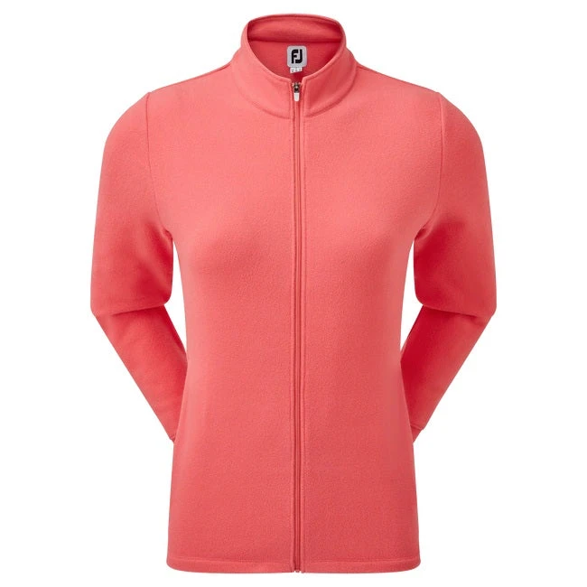 FootJoy Ladies Full Zip Fleece Golf Mid Layer 88468 3 FootJoy Ladies Full Zip Fleece Golf Mid Layer 88468