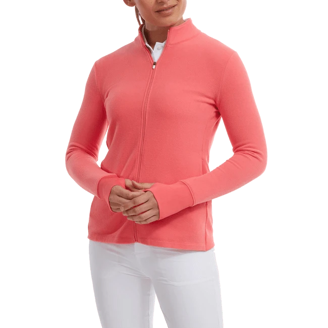 FootJoy Ladies Full Zip Fleece Golf Mid Layer 88468 7 FootJoy Ladies Full Zip Fleece Golf Mid Layer 88468 - Image 5
