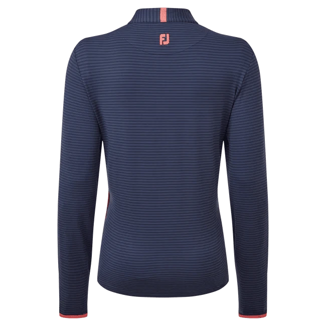 FootJoy Ladies Tonal Stripe Golf Mid Layer 88472 5 FootJoy Ladies Tonal Stripe Golf Mid Layer 88472 - Image 3