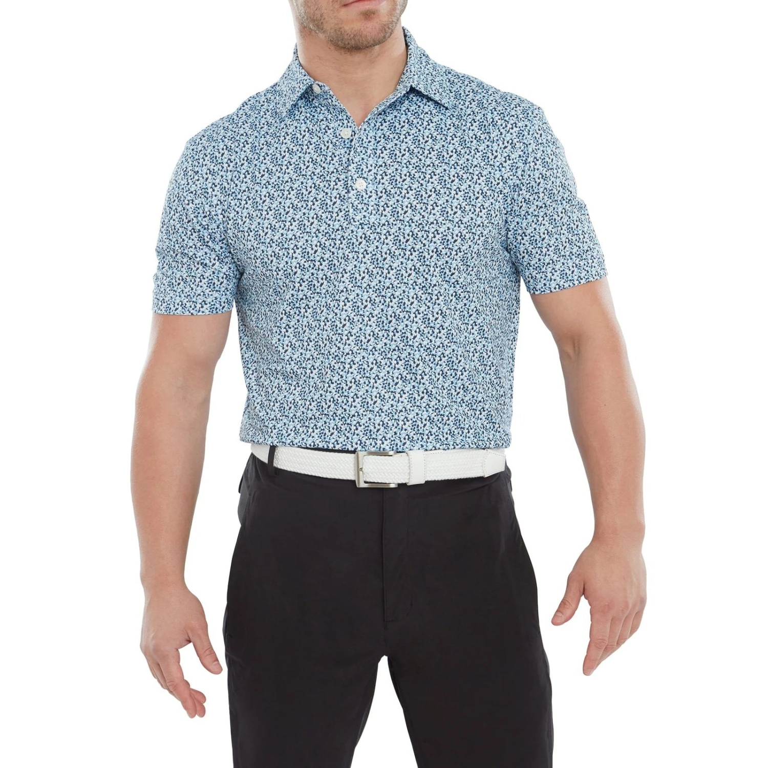 FootJoy Confetti Print Golf Polo Shirt 80088 6 FootJoy Confetti Print Golf Polo Shirt 80088 - Image 4