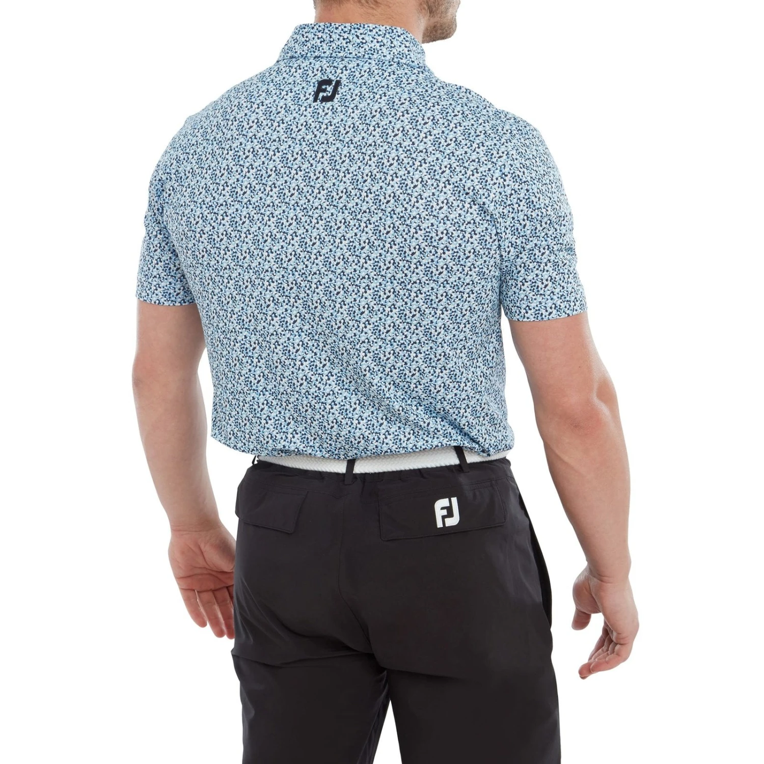 FootJoy Confetti Print Golf Polo Shirt 80088 7 FootJoy Confetti Print Golf Polo Shirt 80088 - Image 5