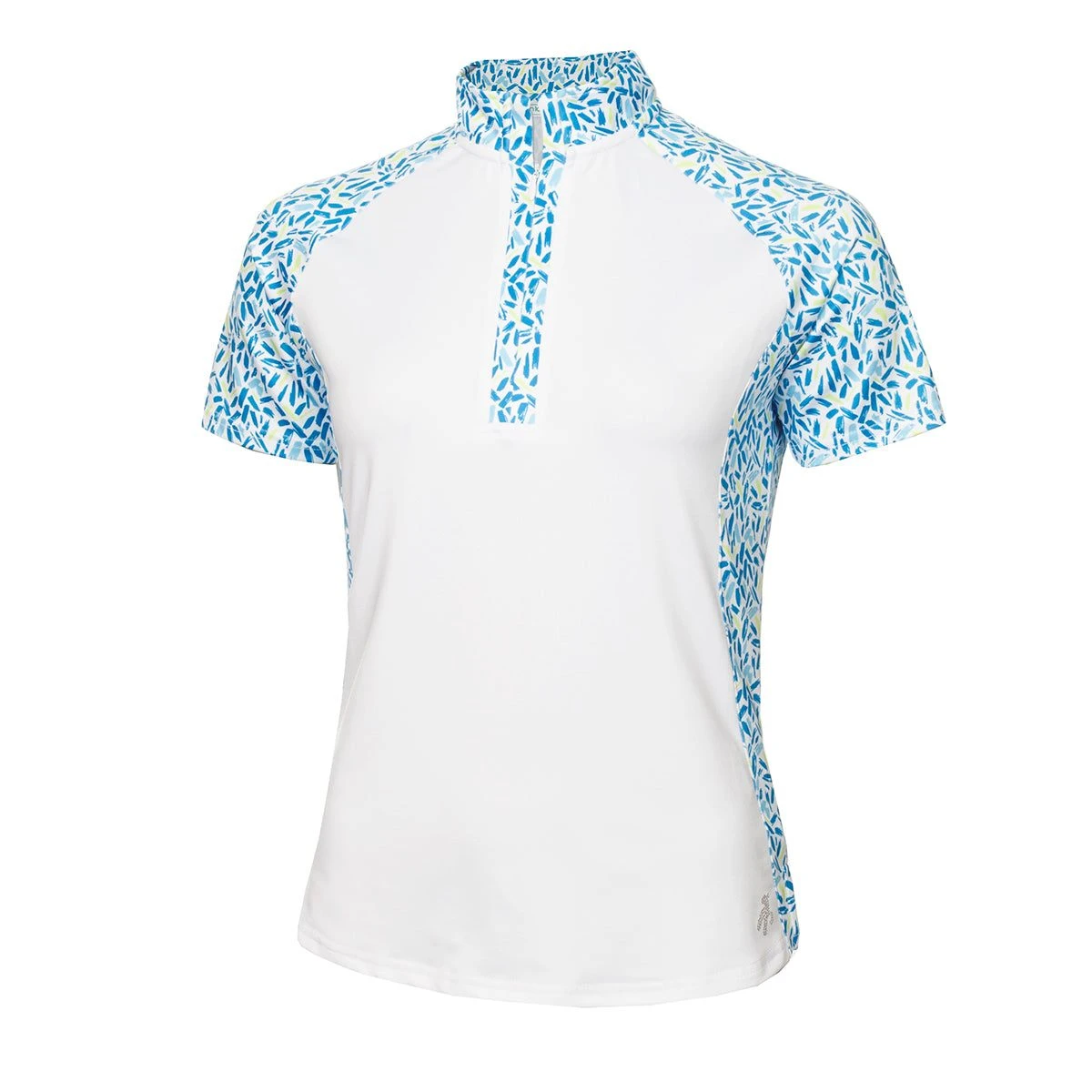 Green Lamb Ladies Katie Printed Golf Polo Shirt SG22919 3 Green Lamb Ladies Katie Printed Golf Polo Shirt SG22919