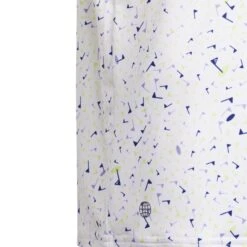 Adidas Junior Flag Golf Polo Shirt HD4953 -Golf Clothing Store HD4953 5 APPAREL Photography DetailView2 white