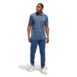 Adidas Primegreen Jogger Golf Pants HG3670 -Golf Clothing Store HG3670 6 APPAREL OnModel StandardOutfitView white