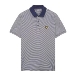 Lyle & Scott Microstripe Golf Polo Shirt SP1464GC