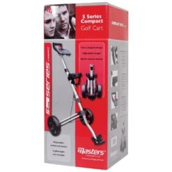 Masters 5 Series Compact Golf Pull Trolley TRP0007S -Golf Clothing Store Masters 5 Series Compact Golf Pull Trolley TRP0007S 0