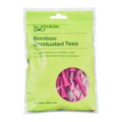 Northern Golf Pink Bamboo Graduated Tees