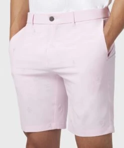 Original Penguin All-Over Embroidered Golf Shorts OGBSB083 -Golf Clothing Store Original Penguin All Over Embroidered Golf Shorts OGBSB083 4