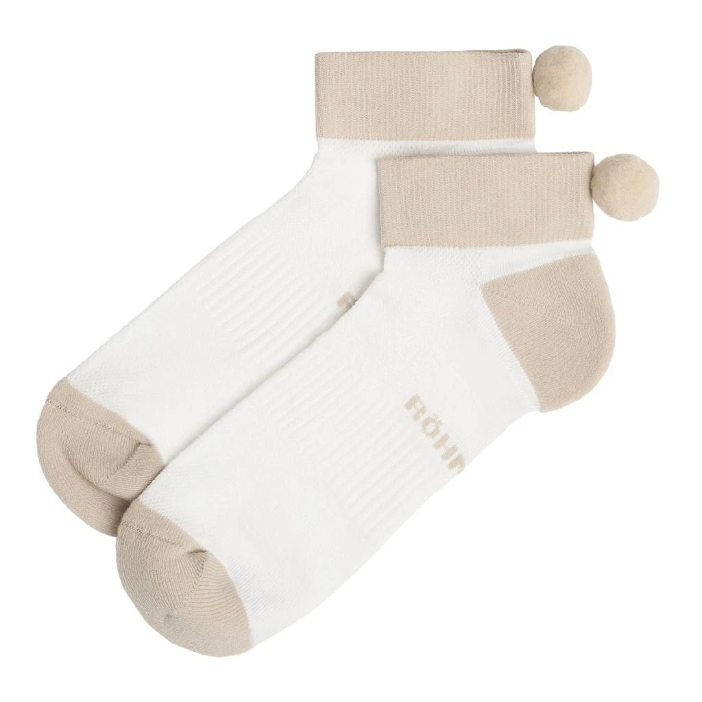 Rohnisch Ladies 2-Pack Functional Pompom Golf Socks 111131 3 Rohnisch Ladies 2-Pack Functional Pompom Golf Socks 111131