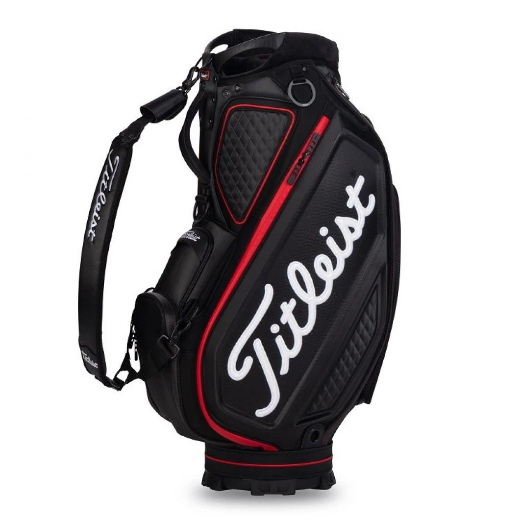 Titleist Jet Black Golf Tour Bag TB9SF9 2 Titleist Jet Black Golf Tour Bag TB9SF9