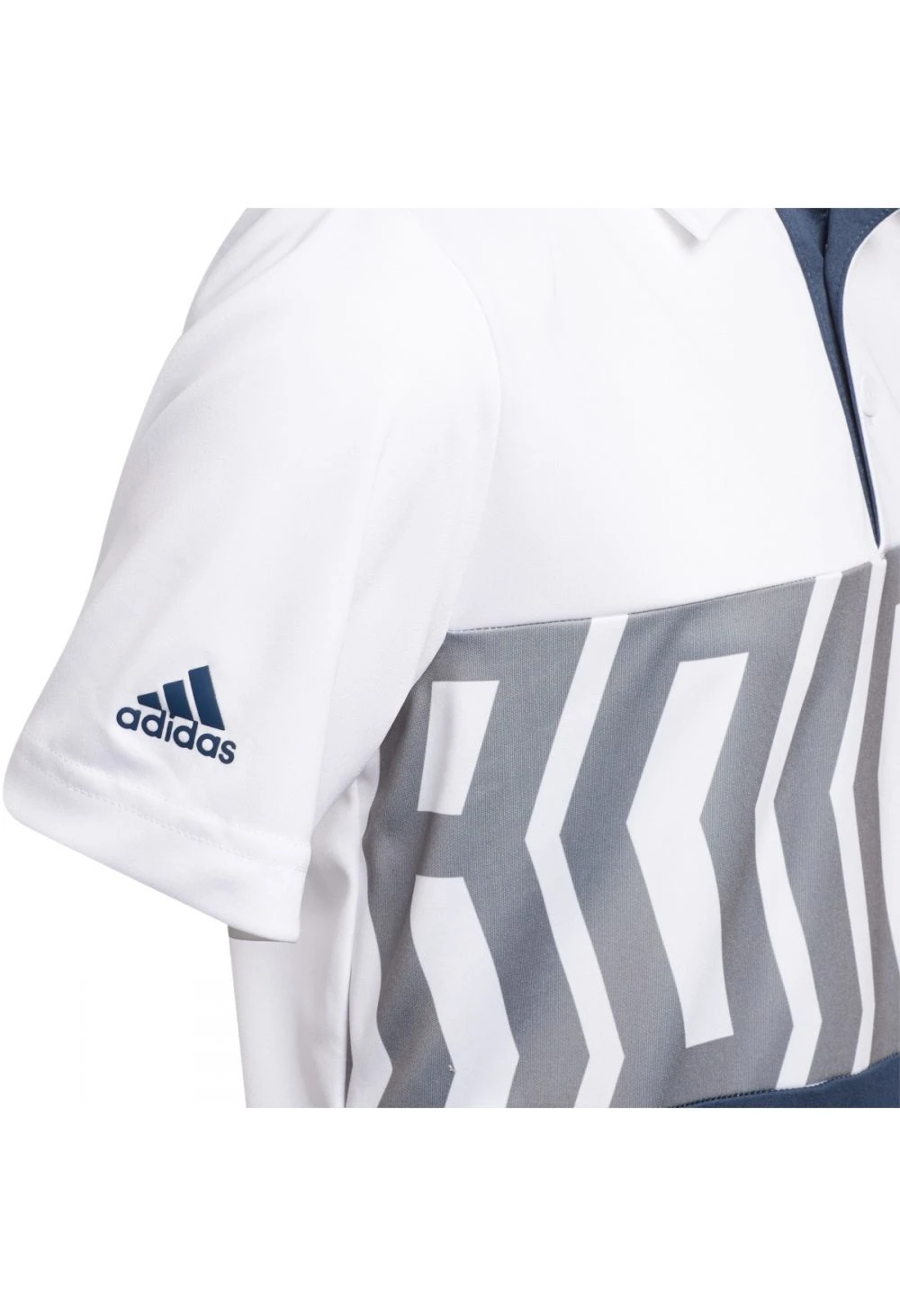 Adidas Junior Print Colour Blocking Polo Shirt GM4116 6 Adidas Junior Print Colour Blocking Polo Shirt GM4116 - Image 4